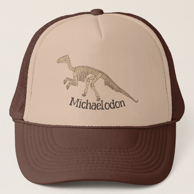 Personailzed Iguanodon Dinosaur Trucker Hat (Front)
