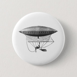 Personal Airship 6 Cm Round Badge