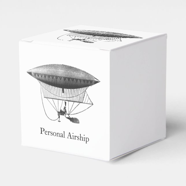 Personal Airship Favour Box (Front Side)