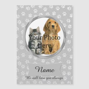 Personal and Cute Grey Custom Memorial