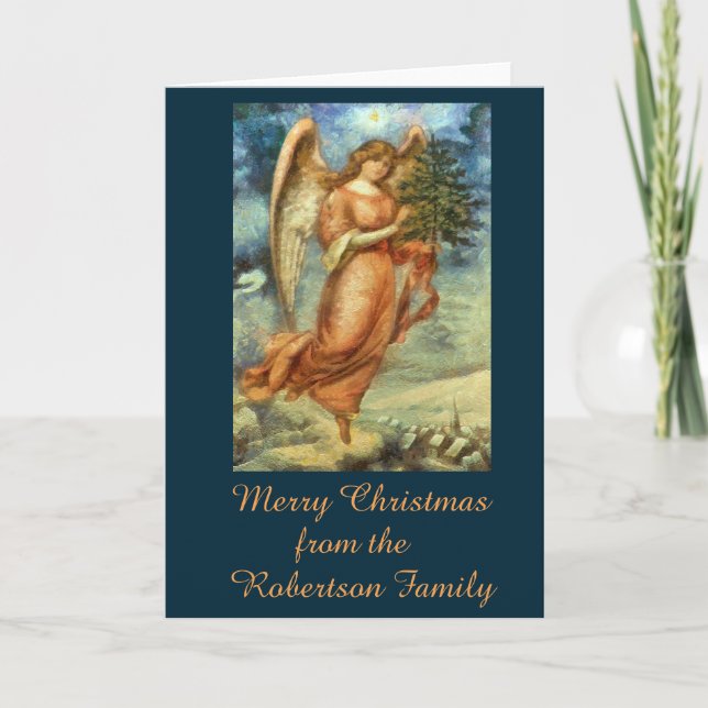 Personal Angel Christmas Card (Front)