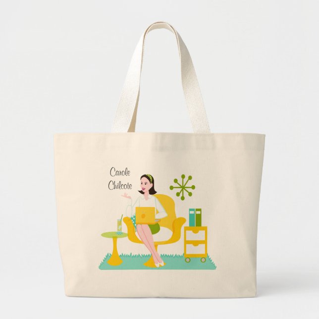 Personal Assistant Large Tote Bag (Front)
