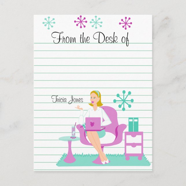 Personal Assistant Postcard (Front)