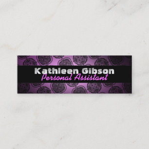 Personal Assistant Skinny Business Cards
