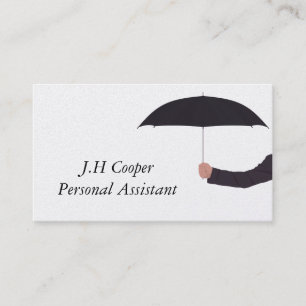 Personal Assistant Umbrella Business Card