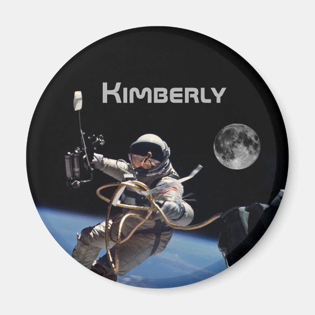 Personal Astronaut Space Walk Magnet (Front)