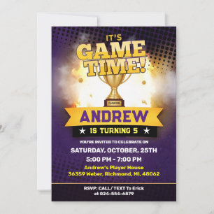 Personal Basketball Birthday Invitation Sport