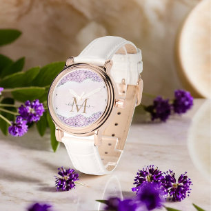 Personal Best Mum Ever Mermaid Edges Pink Glitter  Watch