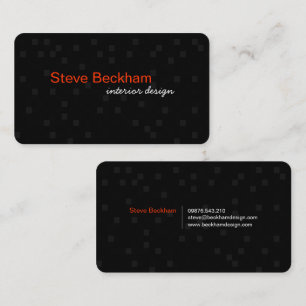 Personal Black Business Card