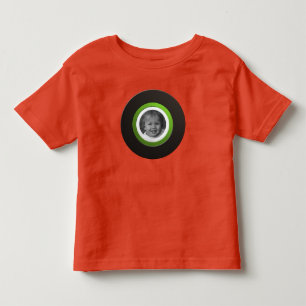 Personal Black Ring with Custom Photo Toddler T-Shirt