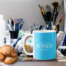 Personal Brand Business Logo Modern Turquoise