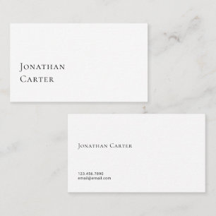 Personal Brand Card Minimalist Simple Modern 