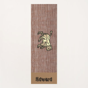 Personal brown black cosy for him yoga mat