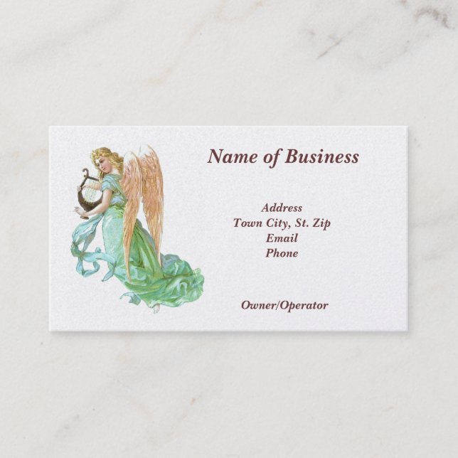Personal-Business Card-Beautiful Angel Business Card (Front)