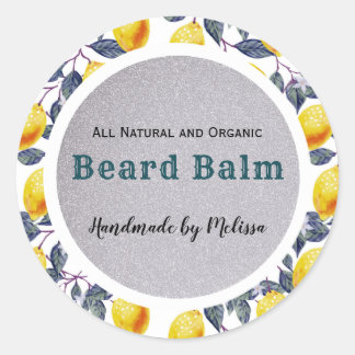 Personal Care Botanical Beard Balm Product Sticker