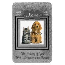 Personal Cat or Dog Memorial Silver
