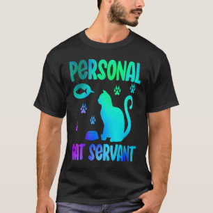 Personal Cat Servant Watercolor Cute Animal 1 T-Shirt