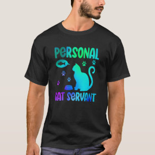 Personal Cat Servant Watercolor Cute Animal 1 T-Shirt