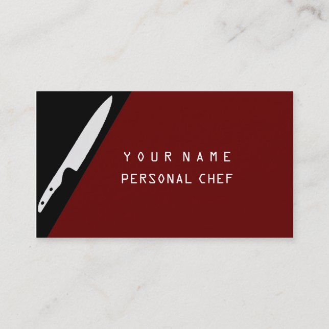 PERSONAL CHEF BUSINESS CARD (Front)