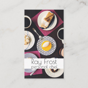 Personal Chef, Catering, Food Business Card