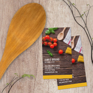 Personal Chef Catering Service Business Card