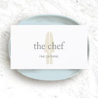 Personal Chef Knife Logo Culinary Catering