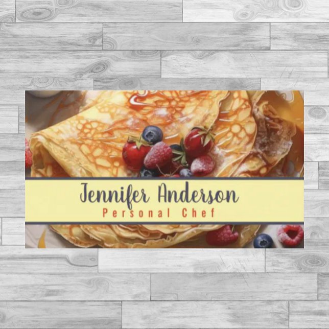 Personal Chef Sous Chef Restaurant Business Card (Creator Uploaded)