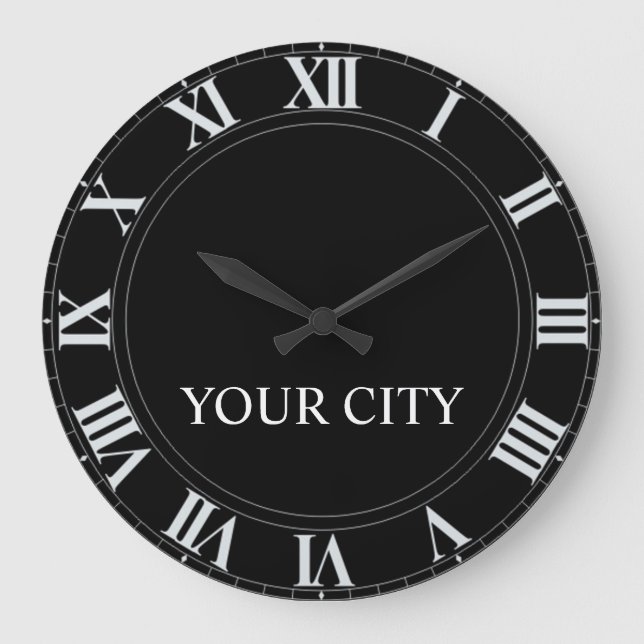 Personal City Clock (Dark) (Front)
