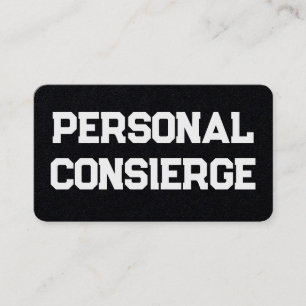 Personal Concierge Executive Assistant Business Card