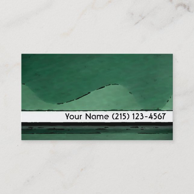 Personal Contact Card (Front)