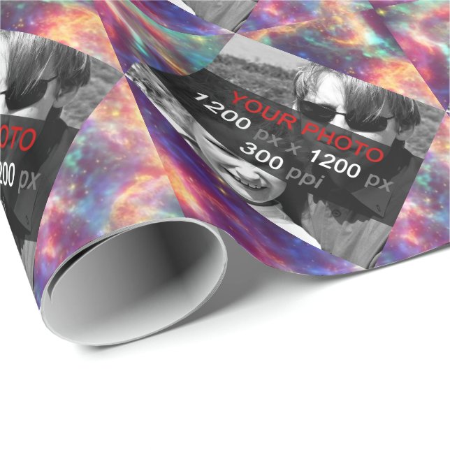 Personal Creations Photo Starburst Wrapping Paper (Roll Corner)