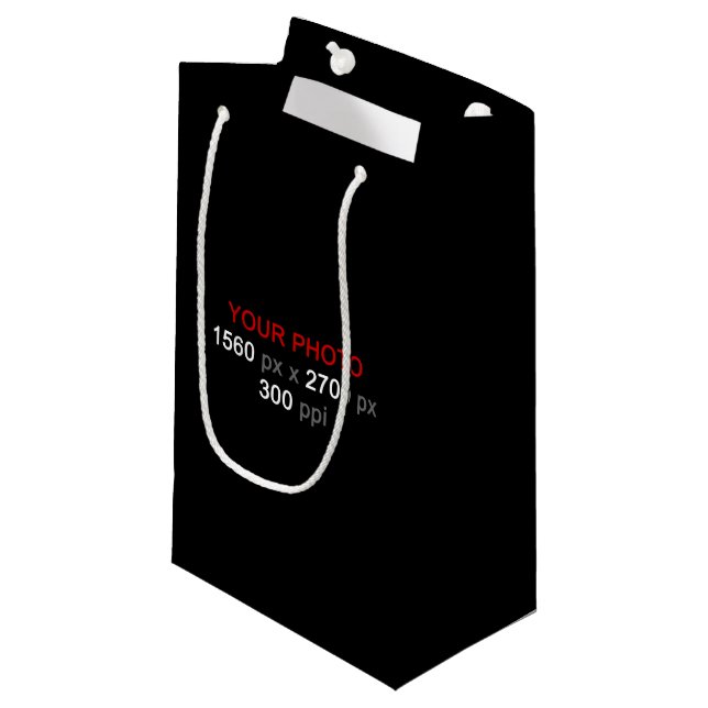 Personal Creations Small Photo Gift Bag (Front Angled)