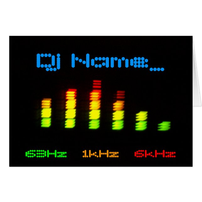 Personal Dj Equalizer Bar EQ (Front Horizontal)