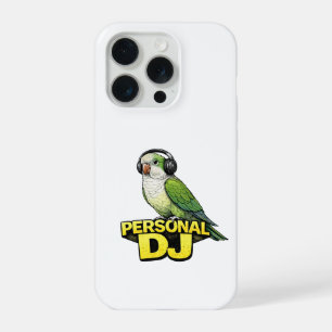 Personal DJ Quaker Parrot iPhone 15 Pro Case
