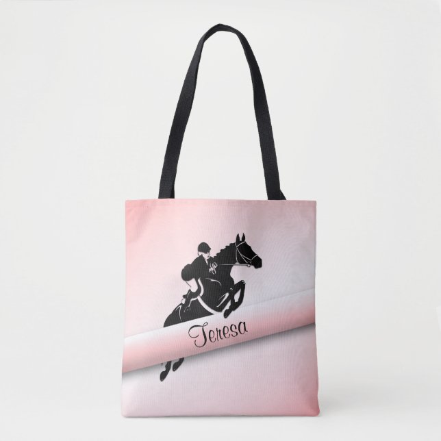 Personal Equestrian Jumper Tote Bag (Front)