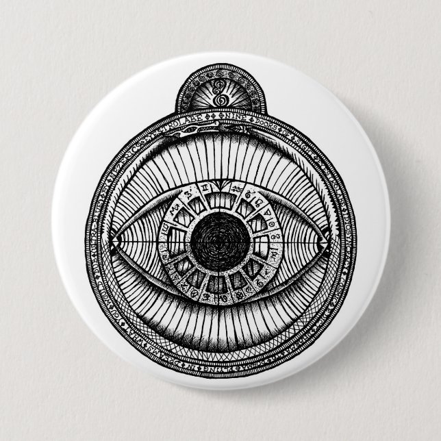 Personal Eyestrolabe 7.5 Cm Round Badge (Front)
