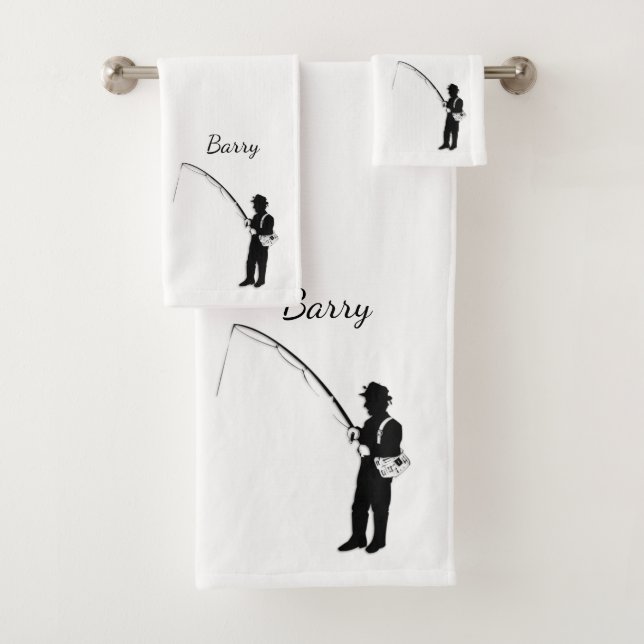 Personal Fishing Bath Towel Set (Insitu)