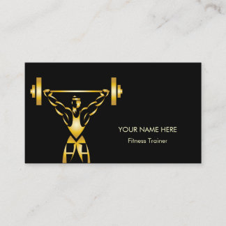 Personal Fitness Coach Business Card