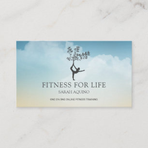 Personal Fitness Trainer Business Card