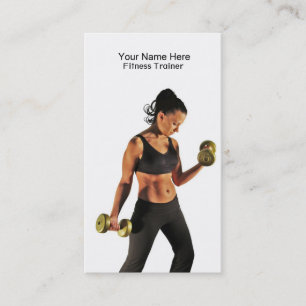 Personal Fitness Trainer Business Card Template