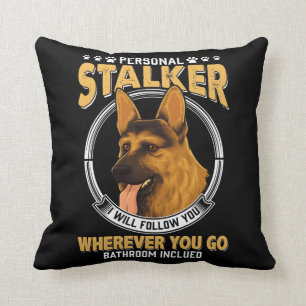 Personal German Shepherd Stalker Dog Cushion