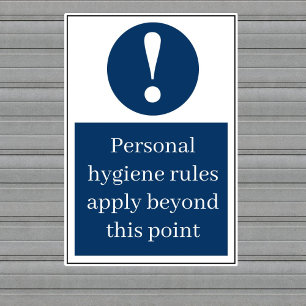 Personal Hygiene Sticker