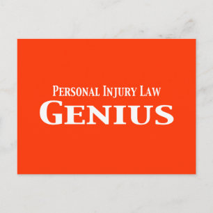 Personal Injury Law Gifts Postcard