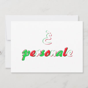 Personal Invitation