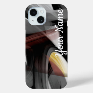 Personal iPhone Cases Trend Abstract Black Powdery