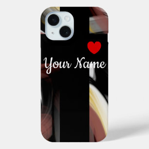 Personal iPhone Cases Trend Abstract Black Powdery