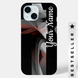 Personal iPhone Cases Trend Abstract Black Powdery