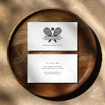 Personal Lawn Tennis Sports Coach Business Card<br><div class="desc">Add a name to this tennis themed business card to personalise. Add your details on the reverse side. Perfect for small,  large,  new,  or established business owners and employees.</div>