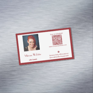 Personal Life Coach Business Card Magnet