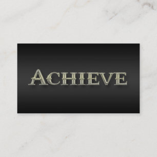 Personal Life Coach Metallic Business Cards Gold